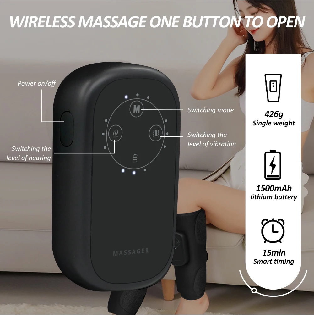 Home Use Lymph Edema Pain Relief Recovery Air Compression Foot Leg Massager Calf Massage Machine