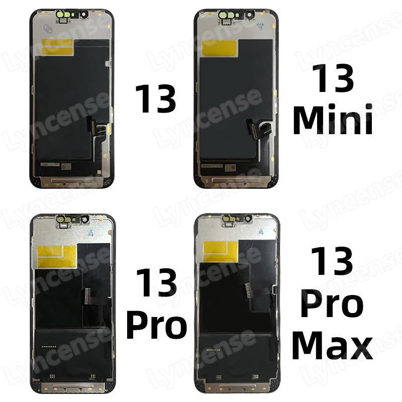 AAA++ OLED Para iPhone 13 Pro Max, LCD 12 Mini, 13, pantalla táctil digitalizadora INCELL para iPhone 12 Pro Max, 14 Plus, 15 Pro LCD X 5