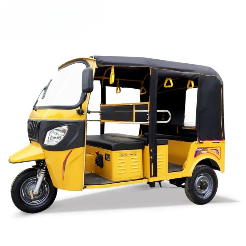 Taxi  Motor Tricycle 3-Wheel Gasoline Passenger Trike 200CC Motorcycle