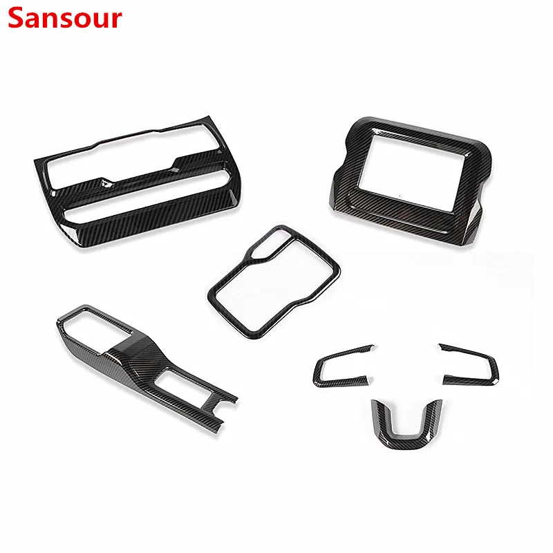 

Sansour Car Stickers for Jeep Gladiator JT 2018+ Car Interior Decoration Cover Kit Accessories for Jeep Wrangler JL 2018 2019+
