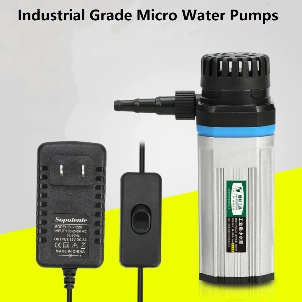 Mini Submersible Pump High Pressure Water Pump Lift 10M/15M/20M Water Pumping Station Micro Submersible Motor