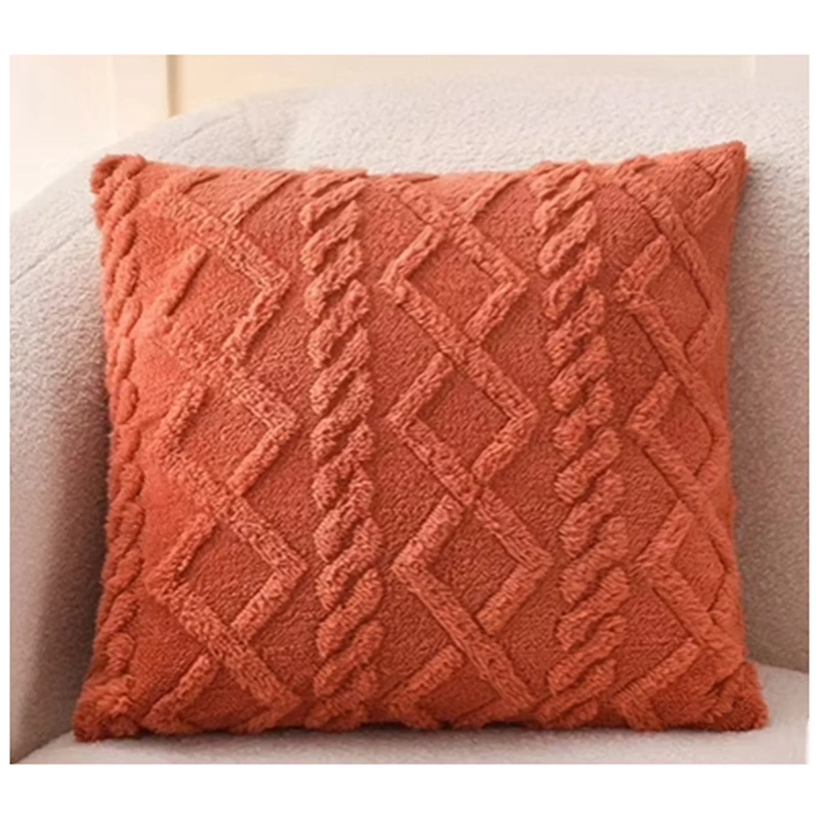 

Наволочка плюшевая снежинка Рождественская елка вышитая гостиная диванная подушка праздничная вечеринка украшение наволочка