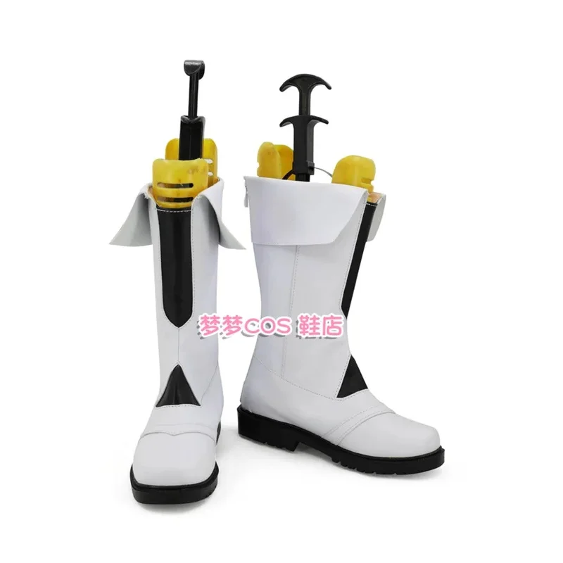 

DY20DIABOLIK LOVERS Mukami Kou Косплей Костюм Обувь Аниме Белые ботинки ручной работы25
