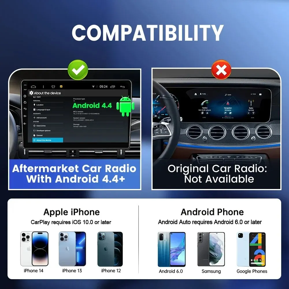 Carlin kit Wireless Carplay Dongle Android Auto Wireless Ai Box Fota Mirror link USB-Adapter für Aftermarket Android-System