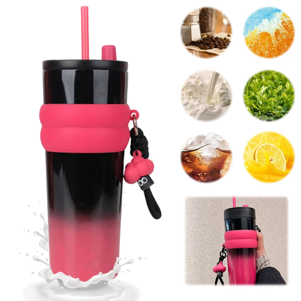 

700ml Inner Insulated Cup 304 Stainless Steel Sports Water Bottle Large Capacity Water Cups for Road Trips Outdoor Adventures