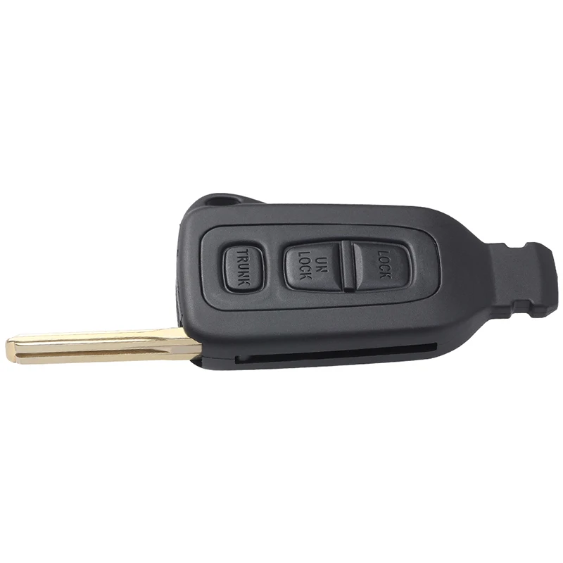 KEYECU 3 pulsanti custodia per Lexus LS430 2002 2003 2004 2005 2006 Auto Smart Remote Control Key Shell Cover Fob FCC ID: HYQ12BZE