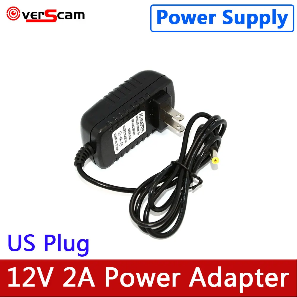 

Universal AC 100-240V US Plug For DC 12V 2A 24W Power Supply Adapter Charger For LED Strips CCTV Security Camera Top Sale