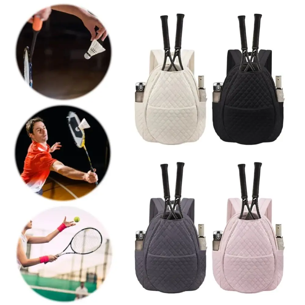 Large Capacity Tennis Crossbody Backpack Waterproof Adjustable Strap Lightweight Sling Bag Organizer Multipurpose
