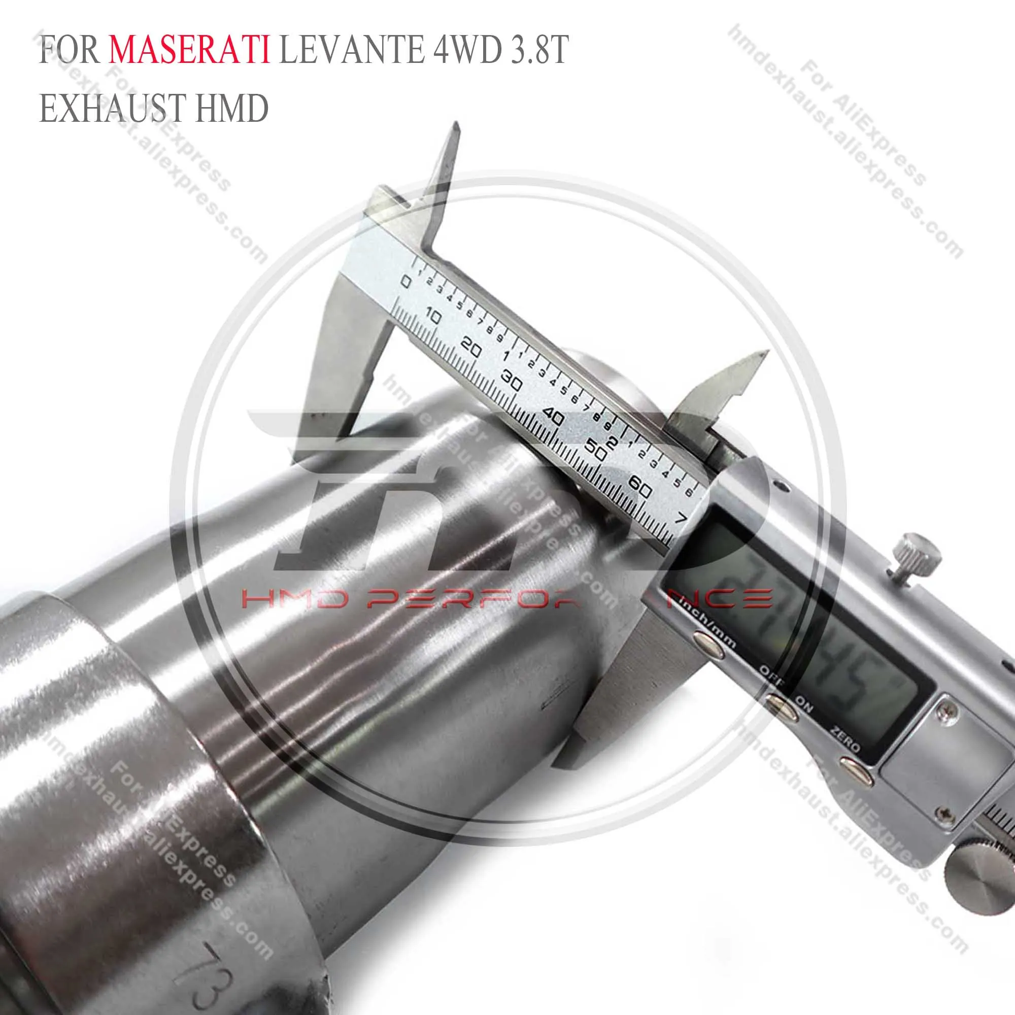 

HMD Exhaust System High Flow Performance Downpipe for Maserati Levante 4WD 3.8T With Heat Shiled