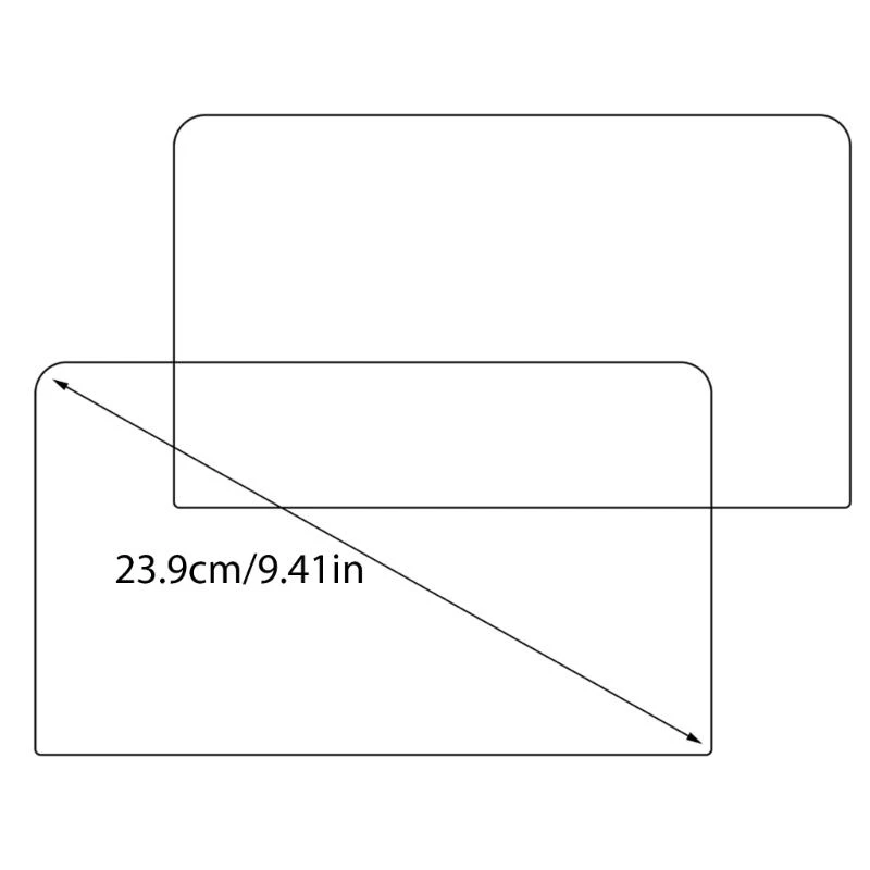 Cubierta pantalla dureza 2 piezas 9 h para dispositivo mano modular bolsillo4 8.8 pulgadas