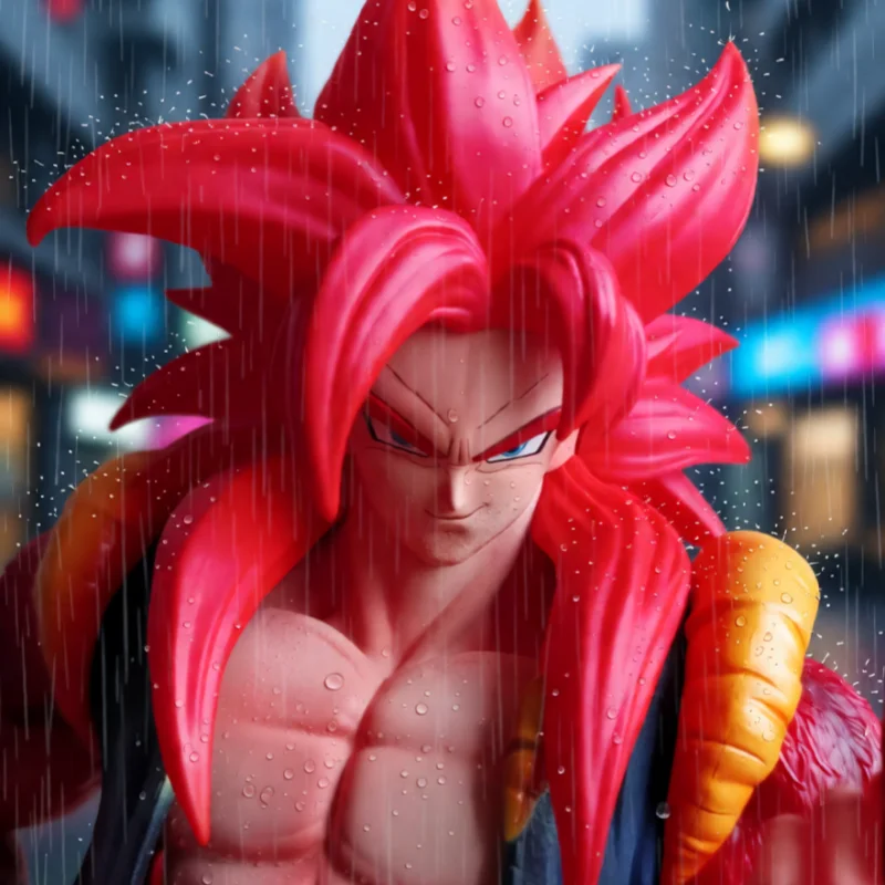 Jt Studio Ssj4 Gogeta Dragon Ball figuras de Anime 32cm figura Gogeta 3 manos estatua de Pvc recoger juguetes de modelos regalo de Navidad en Stock