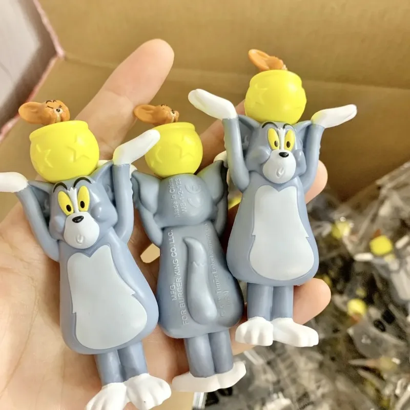 Catmouses Cartoon Character Models Ressing Legs Spinning Fun Toys Collection Ornaments Gifts for Kids