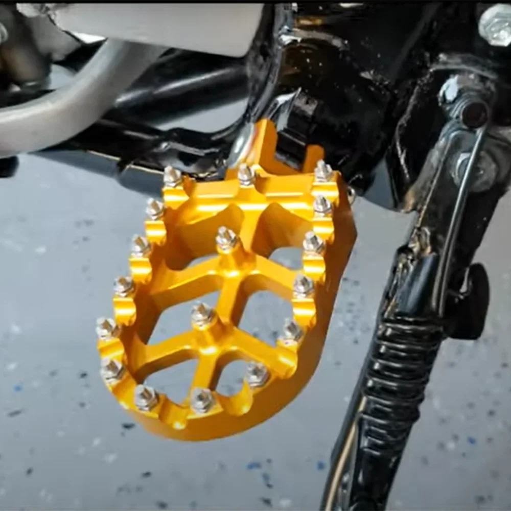 Für Suzuki DRZ400S DRZ400SM DRZ400 DRZ 400 400S 400SM RM125 RM250 RM250Z RMX250 Zubehör Fußrasten Fußpedale – Detail 5