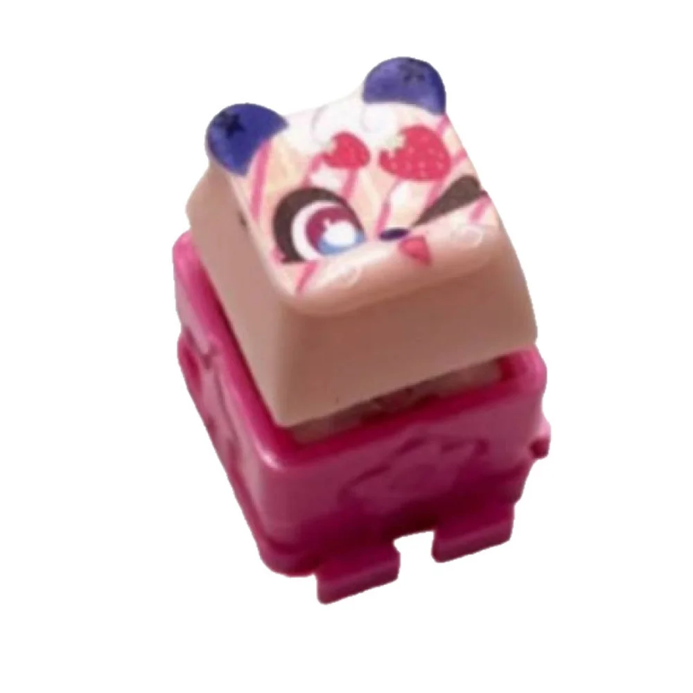 Clickeez Fidget Keycap Schlüsselanhänger mit LED-Beleuchtung, mechanischer Tastaturschalter, Stressabbau-Spielzeug, Blindbox, Sammlerstück, Rucksack-Anhänger – Detail 8