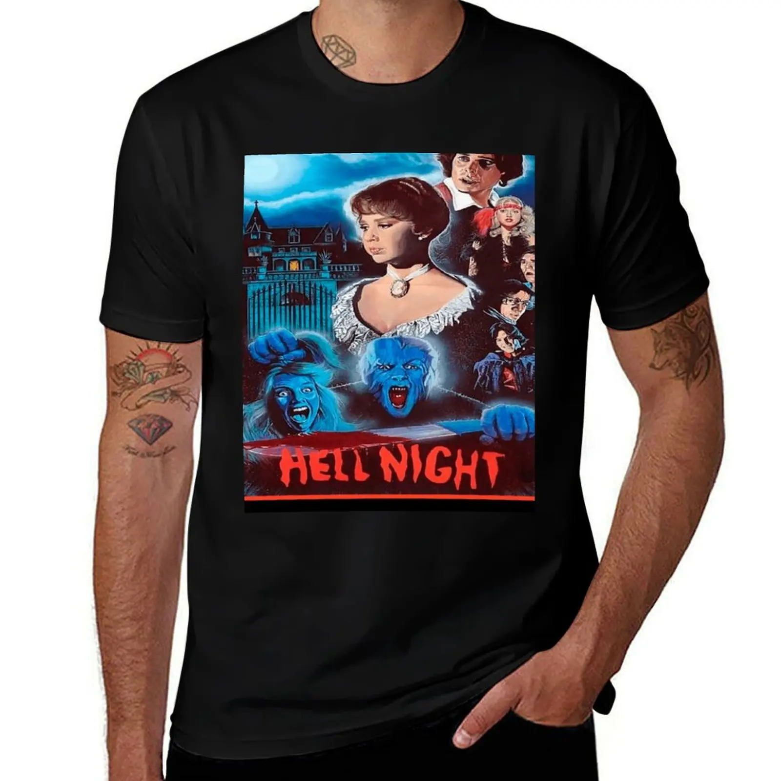 

hell night T-Shirt t shirt man casual essential t shirt t shirts designer T-Shirt