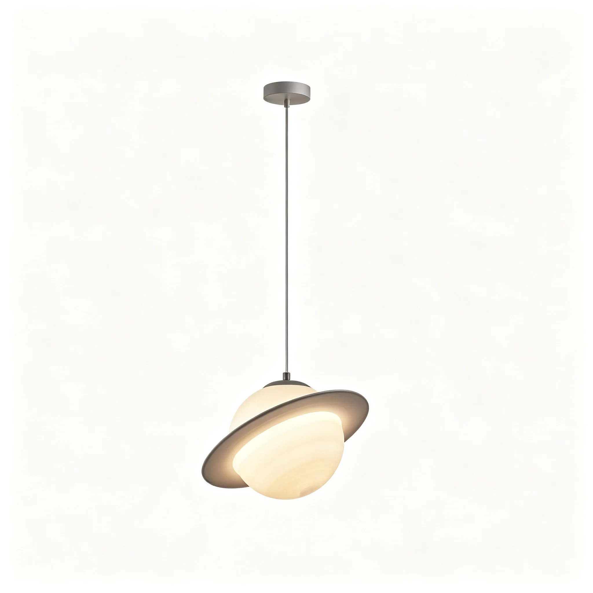 Kitchen Baking Island - Creative PE Planet Saturn Pendant Lights