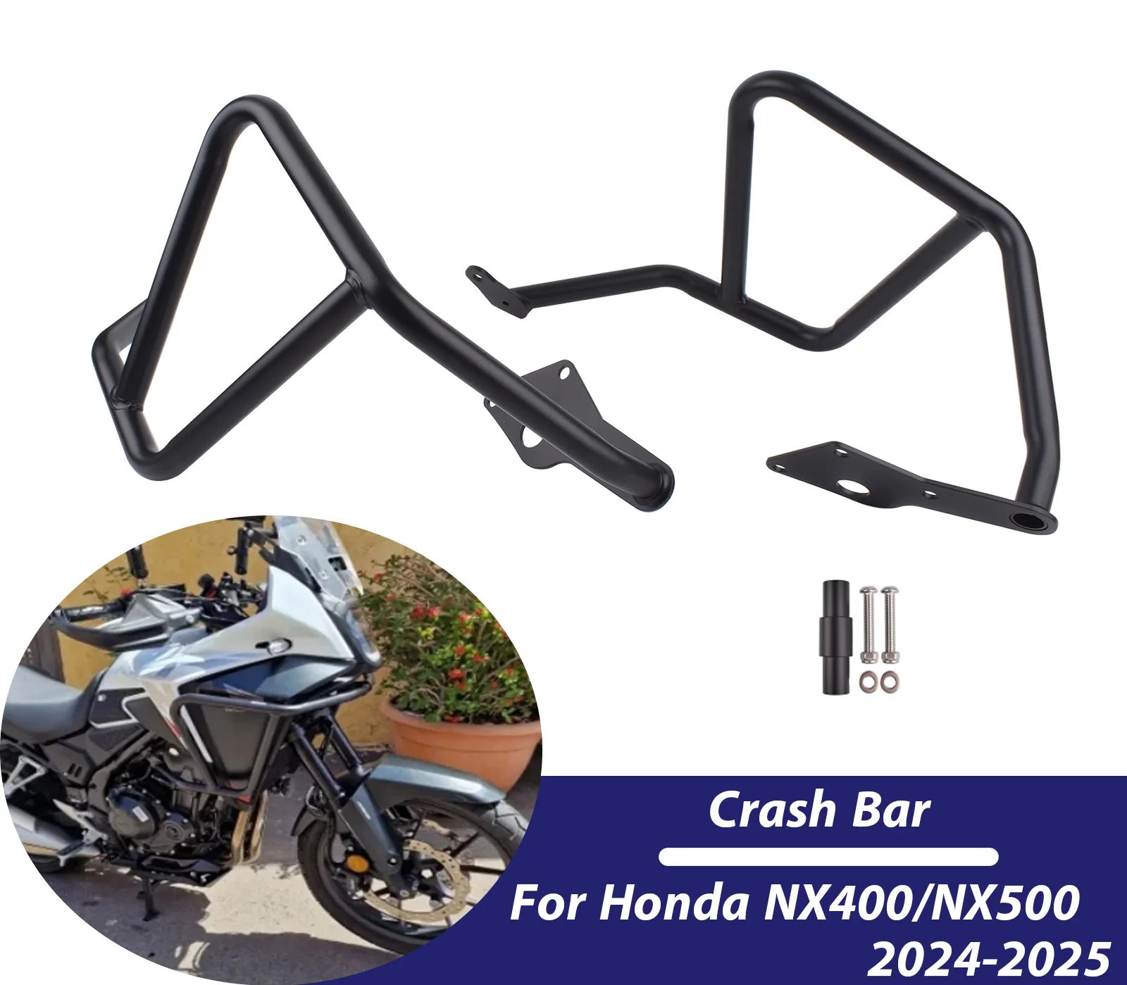 

Защитная дуга (крэшбар) для двигателя мотоциклов Honda NX500 NX400 2024-2025 – аксессуар для защиты на дорогах ﻿