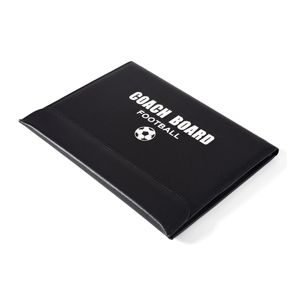 Papan Klip Magnetik Warna-warni 2.5 Seksion untuk Pelatih Sepak Bola, Dapat Digunakan Kembali, Dua Sisi, untuk Merancang Permainan, Papan Tulis Penghapus Kering dengan Spidol