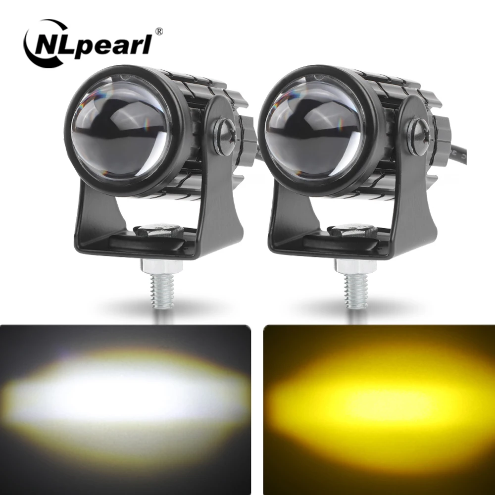 Nlpearl 12V 24V Car LED Work Light Hi-lo Beam Motorcycle Spotlight Fog Light For Truck SUV UTV ATV Auxiliary Lamp LED Headlight