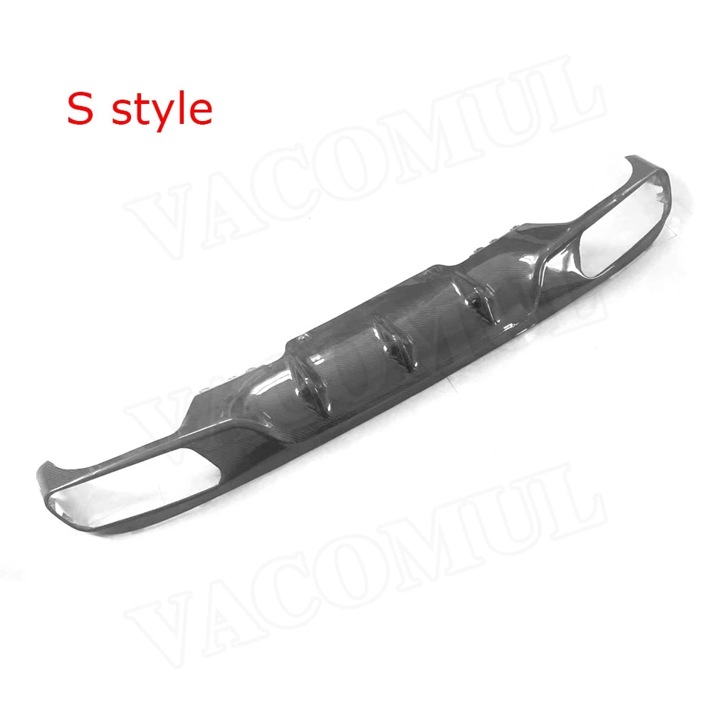 VACOMUL Carbon Fiber Rear Lip Diffuser Bumper Spoiler for Mercedes Benz E Class W213 E250 E350 E400 E43 E63 AMG Accessories