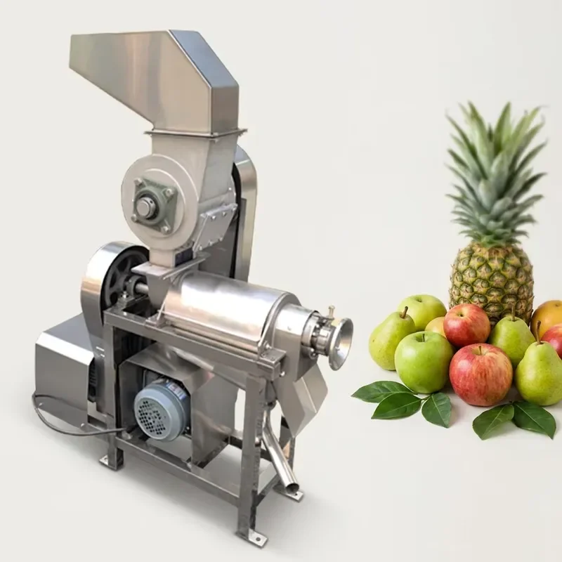 2026Hot Commercial Cold Press Juicer Machine With Crusher Stainless Steel Fruit Vegetable Orange Citrus Lemon Juice