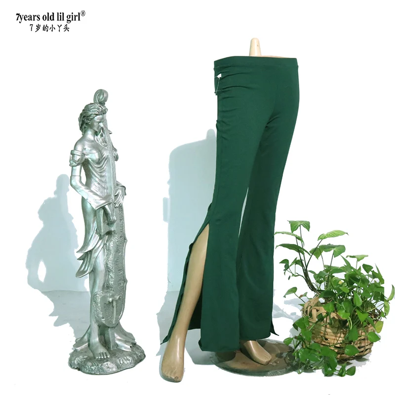 7 سنوات فتاة صغيرة 2023 القبلية الانصهار الرقص الشرقي السراويل مشروط القطن مضيئة B22