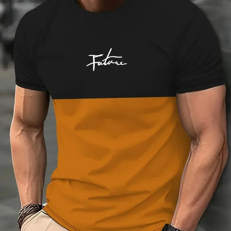 Casuais Roupas Letnia męska koszulka z krótkim rękawem, bardzo duża, retro, z nadrukiem 3D, wysokiej jakości, oddychająca, prosta i stylowa. — zdjęcie 6
