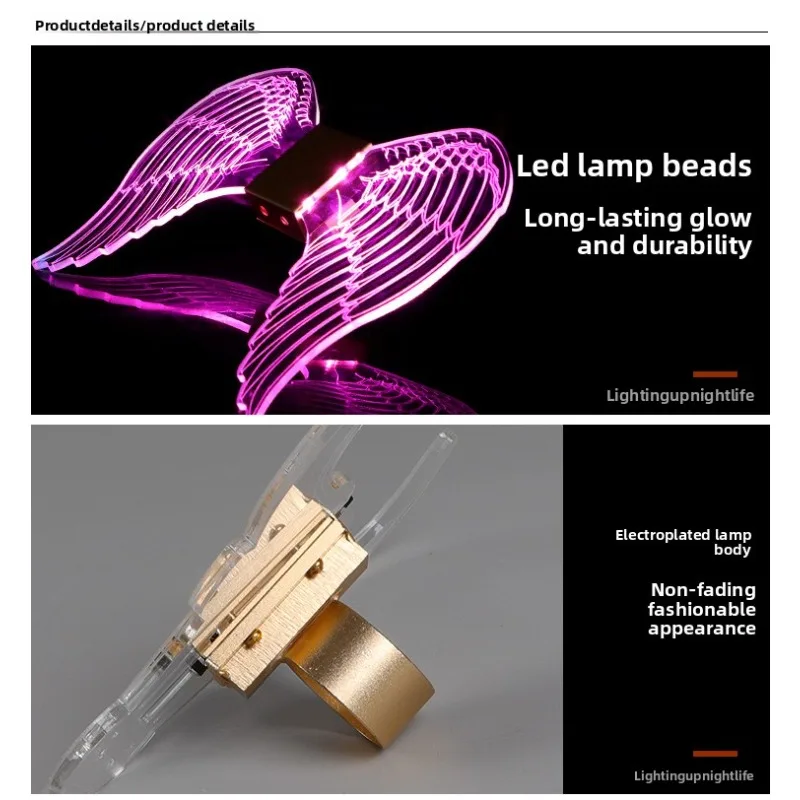 مشرق الهذيان LED تضيء زجاجة شمبانيا بار حفلة فلاش عصا نادي KTV الرقص متوهجة لعبة USB قابلة للشحن متعدد الألوان الإضاءة #3