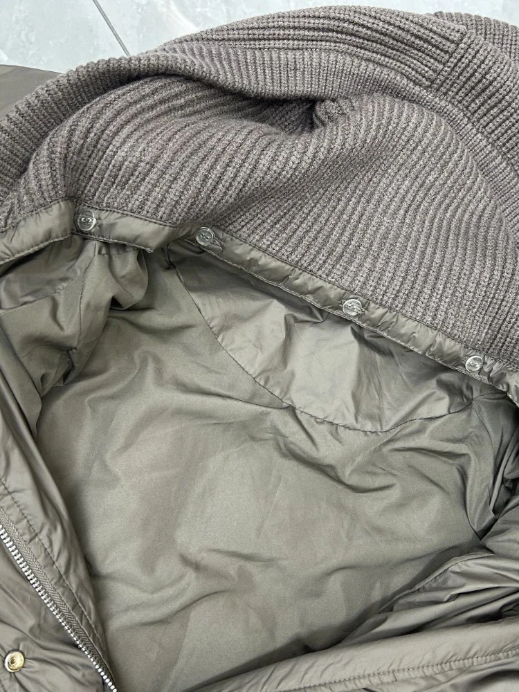 2025, neue Winter Lange Weiße Ente Puffer Jacke Frauen Casual Lose Fit Verdickt Warme Parkas Gestrickte Hut Abnehmbare Unten Mantel dame