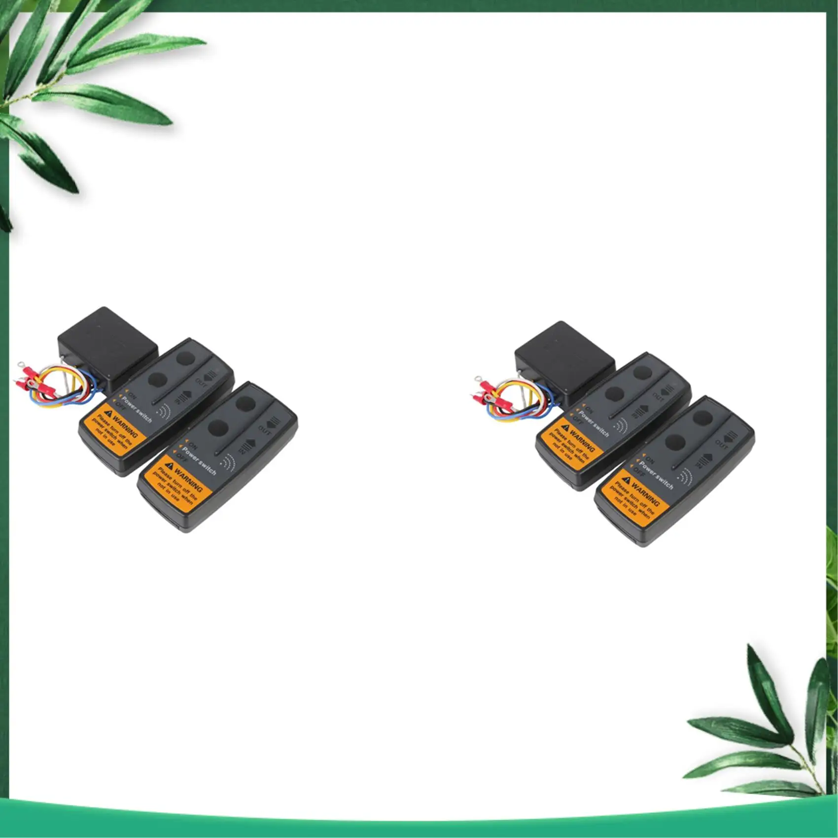 

YSS-2X 2,4G 12 В 24 В контроллер переключателя электрической лебедки универсальный беспроводной пульт дистанционного управления восстановление для внедорожного прицепа ATV 72 Вт