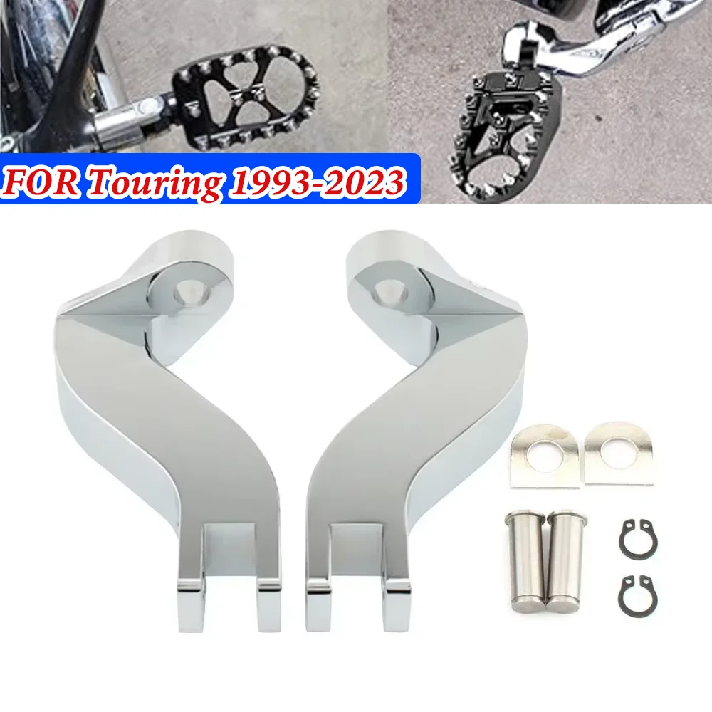 

Motorcycle Rear Passenger Foot Peg Mount Kits For Harley Touring Electra Glide Street Glide Road King Electra Glide 1993-2024