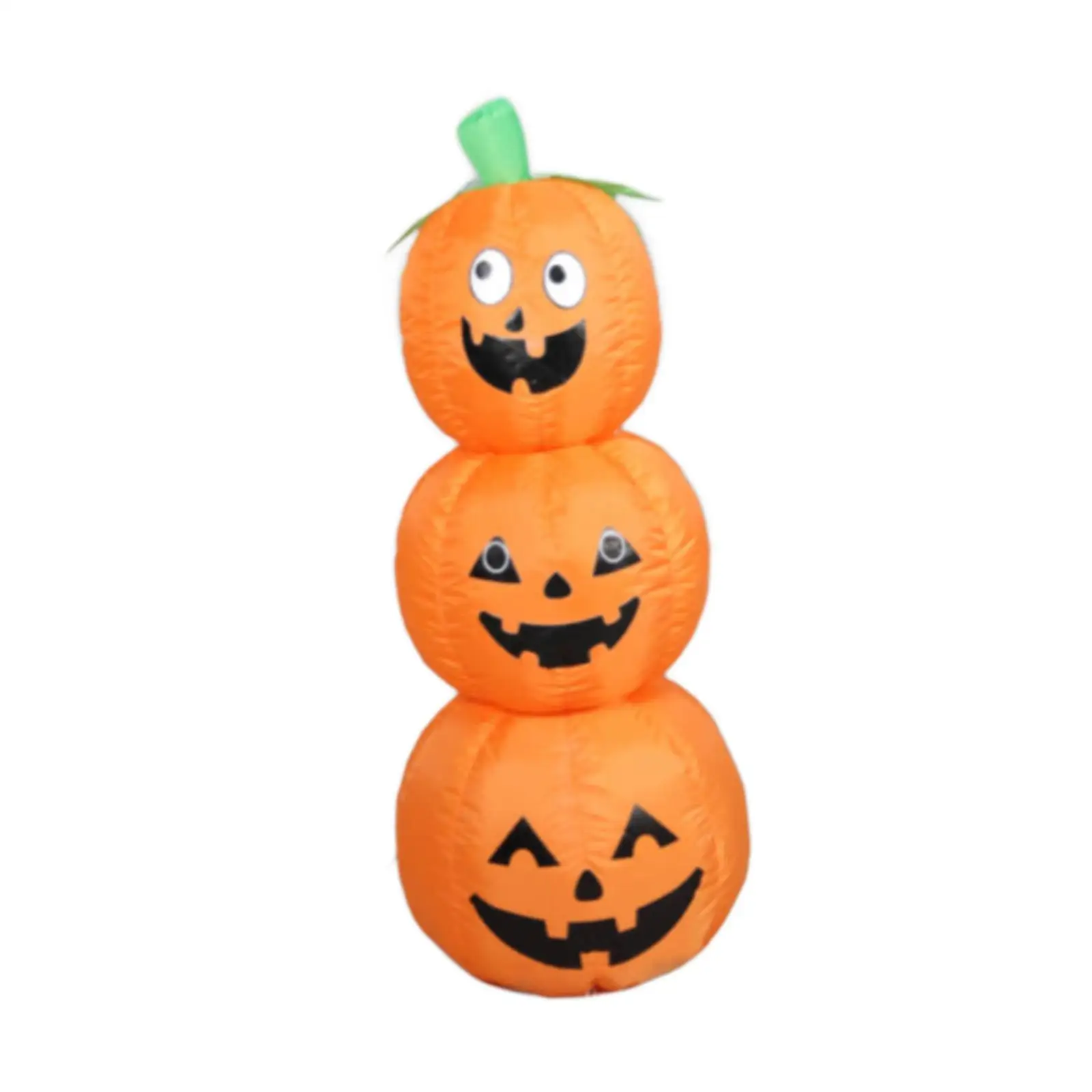 Inflatable Halloween Pumpkins Inflated Ornament with Build in LED Lights for Halloween Porch Holiday Patio Inflatable Yard Decor