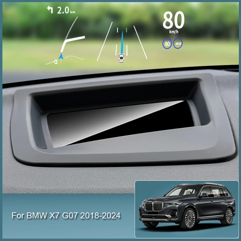 

For BMW X7 G07 2020-2025 Car HUD Display Protective Cover Head Up Display Reflective Projection Screen Dustproof Accessor