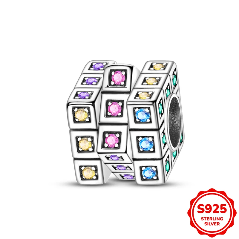 

Горячая распродажа: разноцветные бусины-шармы в виде кубика Рубика, подходят для браслетов и ожерелий 3 мм, для женщин, роскошные украшения для повседневной носки, вечеринок, фестивалей, подарки.