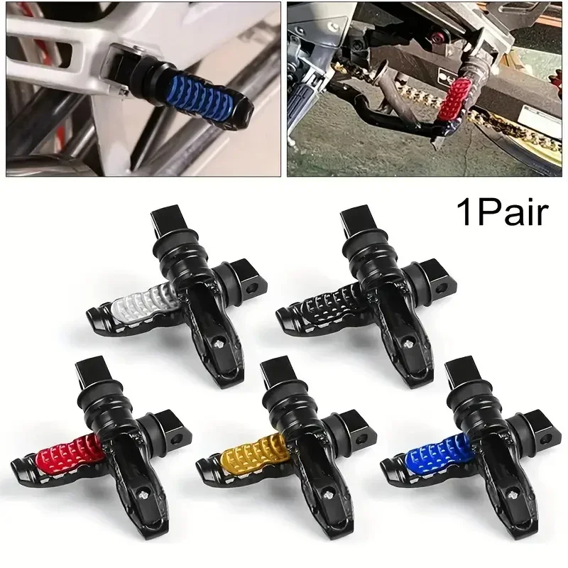 

1 Set Front Rear Footrest Pedal Motorcycle 90° Fixed Folding- Footpegs Universal Foot Rests Pedals Accessory Moto Accessories