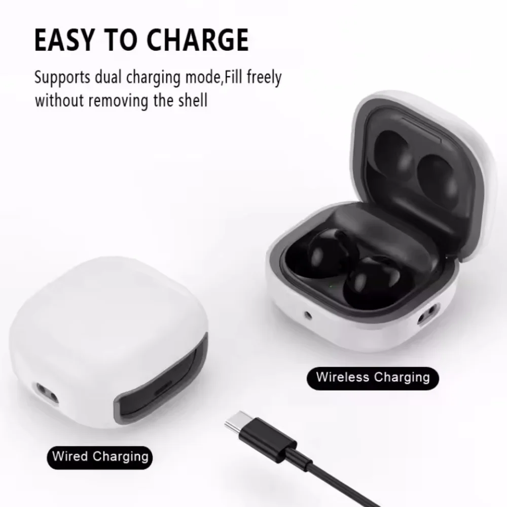 غطاء سماعة رأس جديد مضاد للسقوط لهاتف سامسونج جالاكسي Buds FE/Buds 2 pro/Buds 2/Buds Pro/Buds Live سماعات أذن مقاومة للصدمات #2