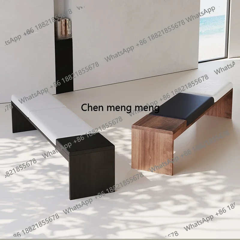 

Household light luxury simple leisure bedside low stool, porch bench