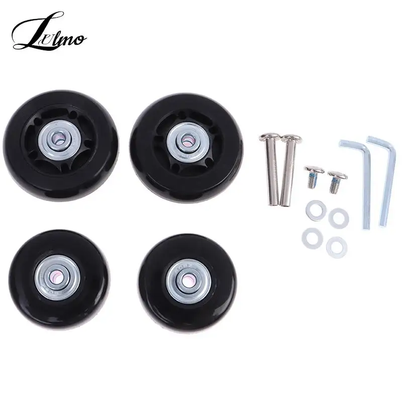 2pcs Replacement Travel Luggage Suitcase Wheels Axles Repair Kit Dia 5/6cm Trolley Travel Wheel