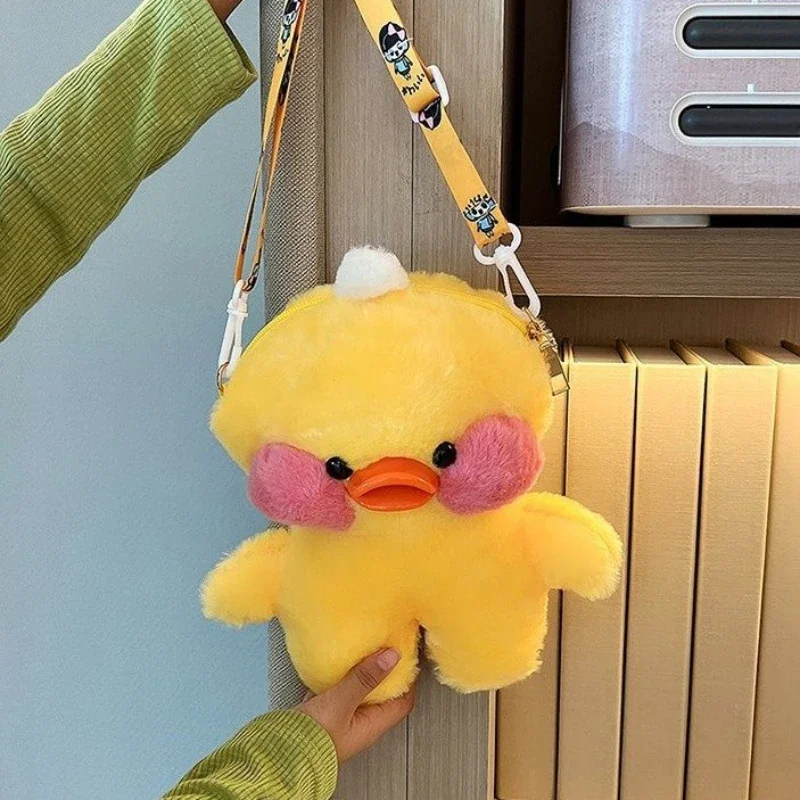 Peluche anatra borsa simpatico cartone animato borsa a tracolla per le donne studente bambola donna borsa a tracolla bambini borse a tracolla madre bambini borse Sac