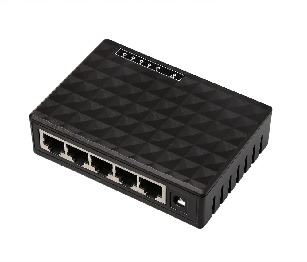 DIEWU 5 Port Gigabit 10G محول إيثرنت متوفر في المخزون