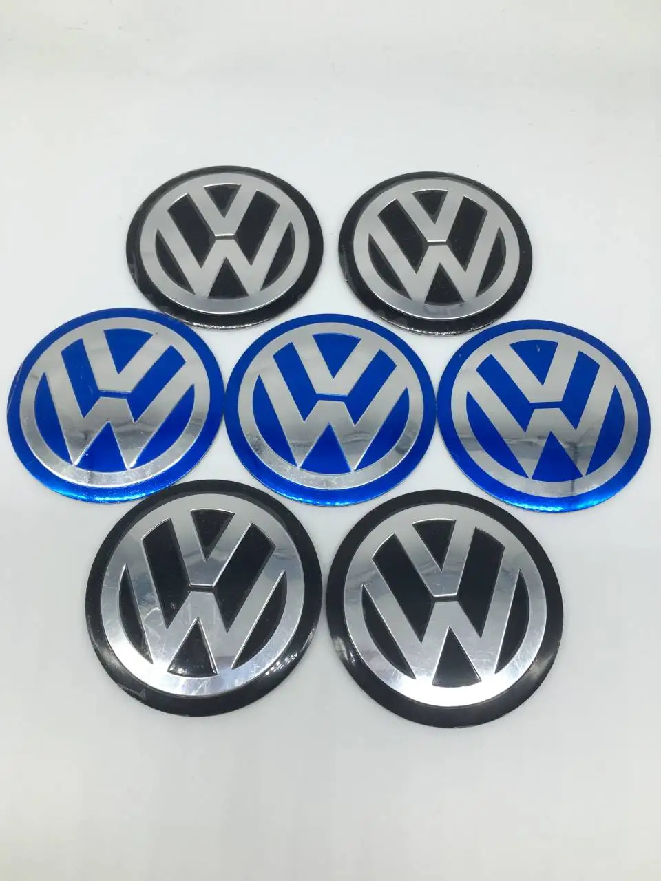 4pcs forVolkswagen Car Emblem Wheel Center Hub Cap Resin Badge wheel Decal Sticker 40/45/50/55/56/60mm 65mm 70mm 75mm 90mm 120mm