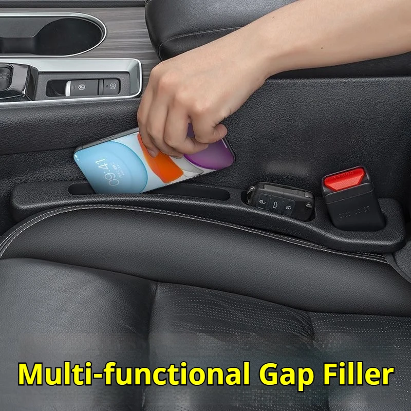 

1 pair set of universal car seat gap plugs, side seams, car gaps, leak-proof seat gap storage organizers, interior decoration