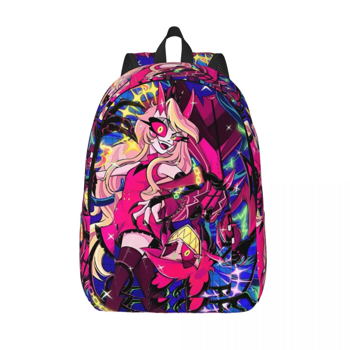 

Hazbins Anime Hotels Cartoon Backpack College Backpacks Female Design Large High School Bags Kawaii Rucksack