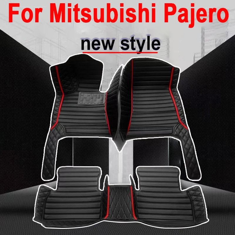 Car Floor Mats Parts For Mitsubishi Pajero (5 seats) 2024 2023 2022 2021 2020 2019 2018 2017 2016 2015 2014 2013 2012 2011 2010