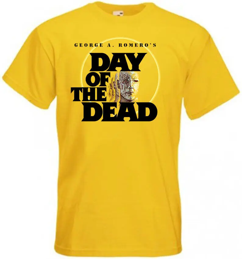 Day Of The Dead v17 T-shirt yellow horror movie Romero all sizes S-5XL