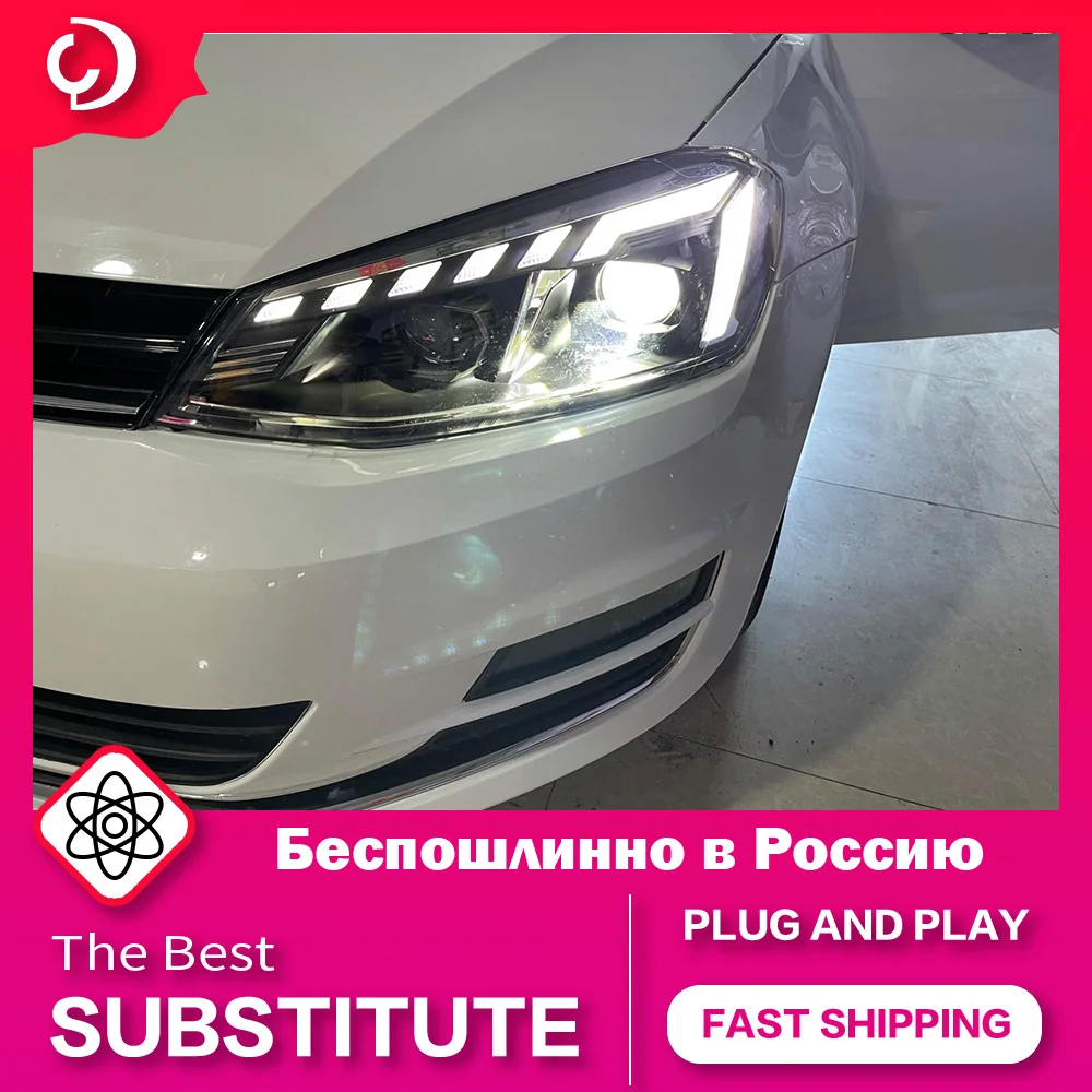 

AKD Car Styling Headlights for Golf7 Golf 7 2013-2017 MK7 Type Head lamp LED Headlight DRL Head Lamp Led Projector Automotive