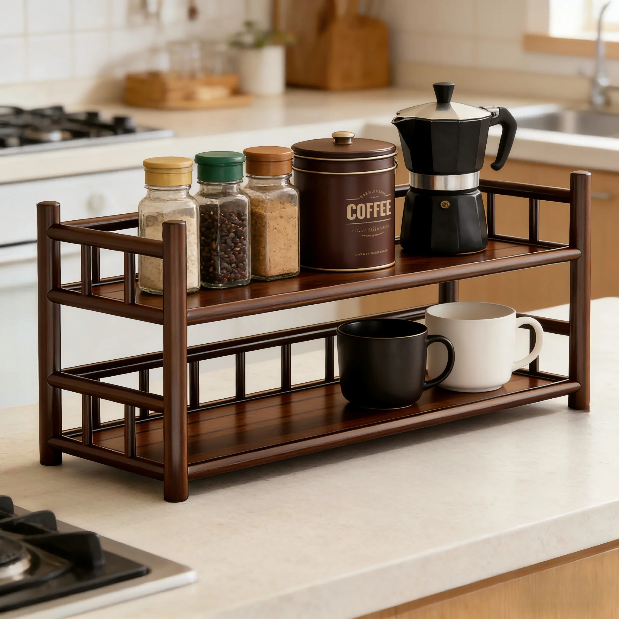 Półka organizer na matchę i ka – Coffee Tea Station recenzja i cena