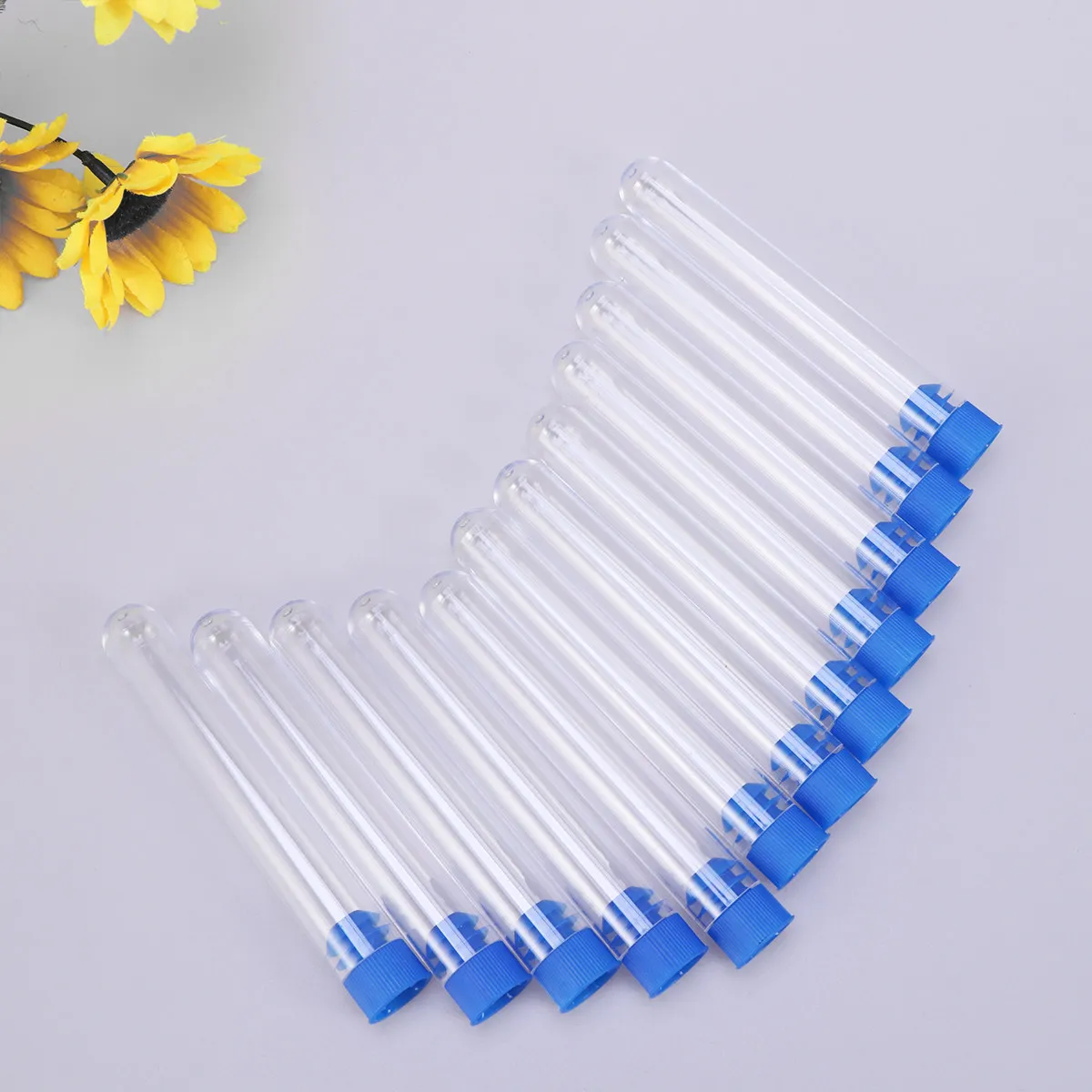 

12 шт. пластиковых пробирок с прозрачными герметичными завинчивающимися крышками 16x150 мм, портативные контейнеры для образцов лосьона