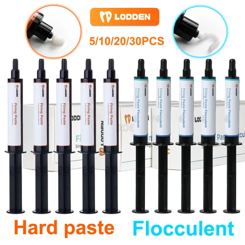 Imagen 1 del producto Pasta de cocción Dental, pasta de sinterización de restauración dura/flujosa para revestimiento de cerámica, corona y puente en pasta de horno de sinterización