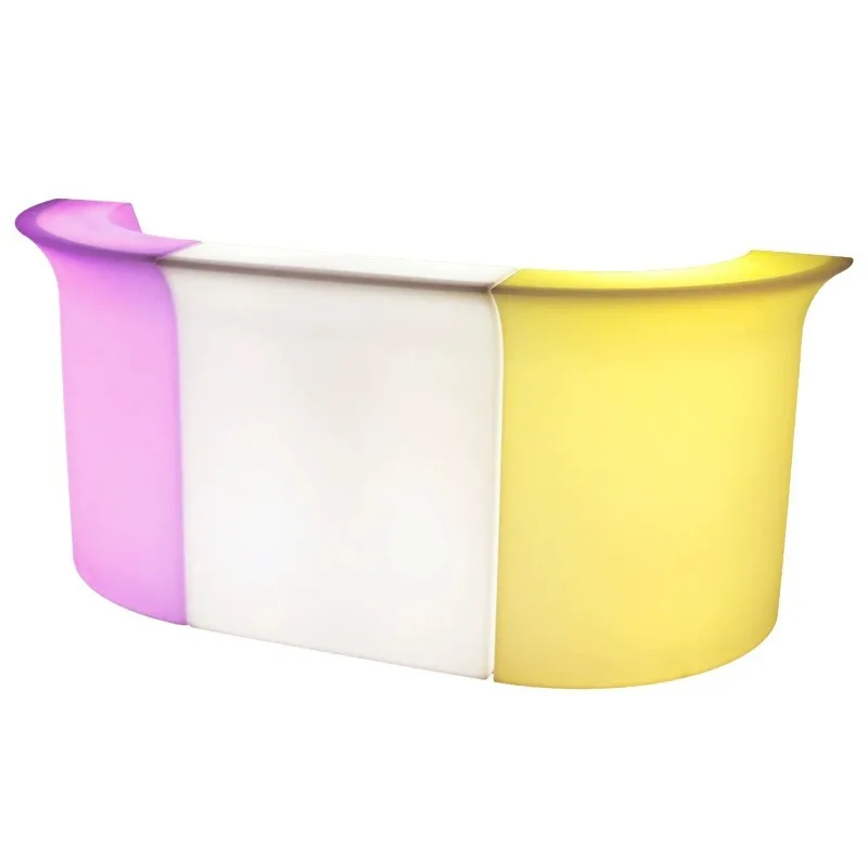 

Outdoor colorful bar open-air clear bar mobile table bar furniture cross-border hot selling tavern store decoration table